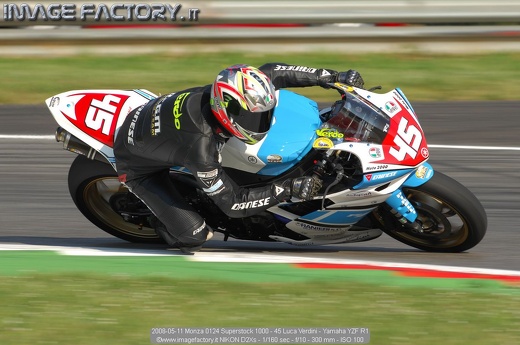 2008-05-11 Monza 0124 Superstock 1000 - 45 Luca Verdini - Yamaha YZF R1